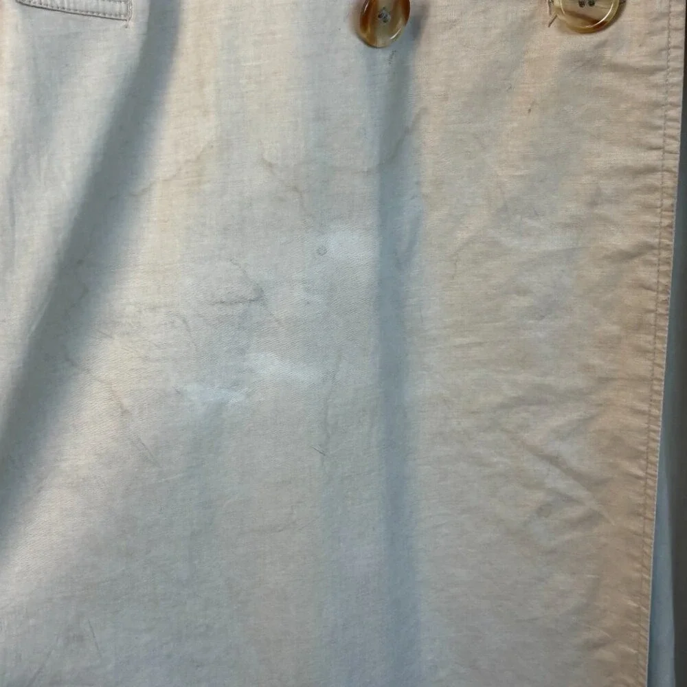 Burberry Trench Coat 10 Long Tan Cotton Nova Check‎ England - Picture 8 of 16